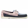 Chaussures Bateau Sebago Men Portland Archive Navy Blue Soft Pink Soft Blue