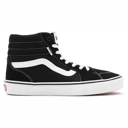 Baskets Vans Men Filmore Hi Suede Canvas Black White 1 Baskets Vans Men Filmore Hi Suede Canvas Black White