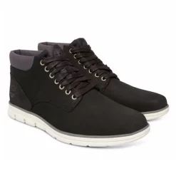 Timberland Men Bradstreet Chukka Leather Black Nubuck -Baskets Soldes 2 Timberland Bradstreet Chukka Leather Mens Black Nubuck 1