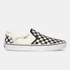 Baskets Vans Men Asher Checkers Black Natural